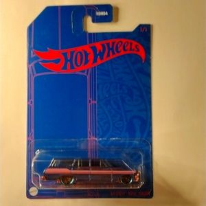 Hot Wheels ‘64 Chevy Nova Wagon HW ‘22 54th Anniversary Satin, Blue, & Pink